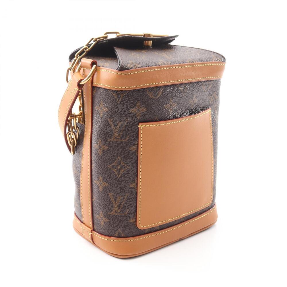 Louis Vuitton monogram Milk Monogram cowhide Brown Box bag